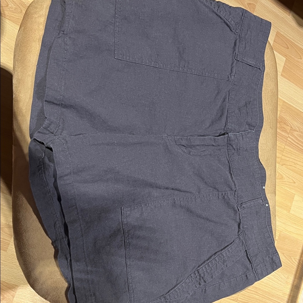 Apt. 9 Women's Gray Linen Shorts
